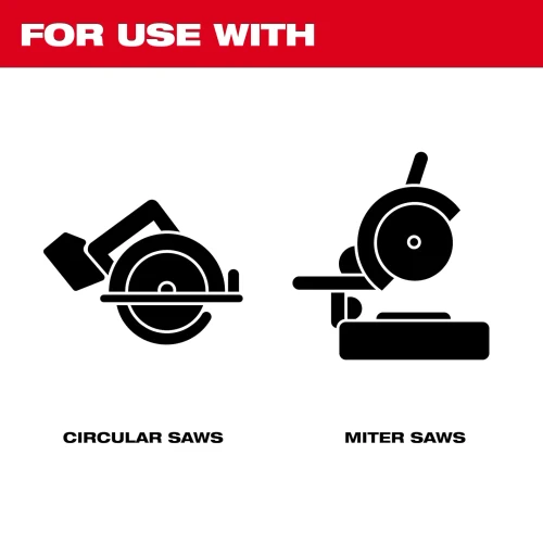 Milwaukee MIL-48-40-0722 7-1/4in 24T Framing Circular Saw Blade 2-Pack