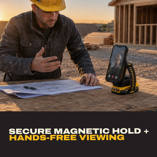 DEWALT DEWL-1410015DW2 20V MAX 2-in-1 Magnetic Wireless Charger for Phone and Apple Watch
