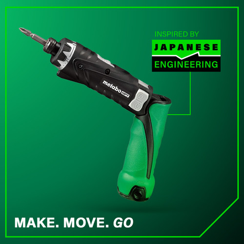 Metabo HPT HPT-DB3DL2QLY DB3DL2 3.6V Cordless Screwdriver Kit 1.5Ah