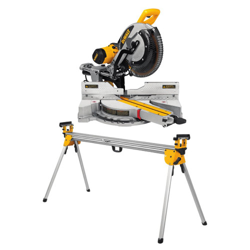 DEWALT DEW-DWS780LST DWS780 15 Amp 12in Double Bevel Sliding Compound Miter Saw with DWX723 Stand