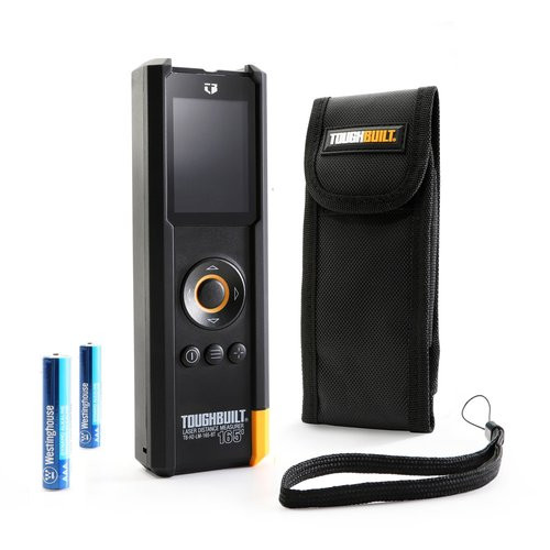 ToughBuilt TB-H2-LM-165-BT Laser Distance Measurer 165ft Bluetooth Backlit Display