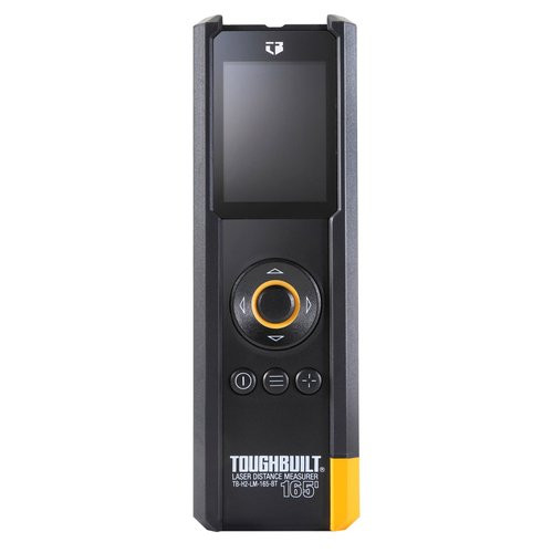 ToughBuilt TB-H2-LM-165-BT Laser Distance Measurer 165ft Bluetooth Backlit Display