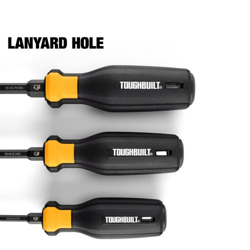 ToughBuilt TB-H5S8-A 8-Piece Standard Screwdriver Set
