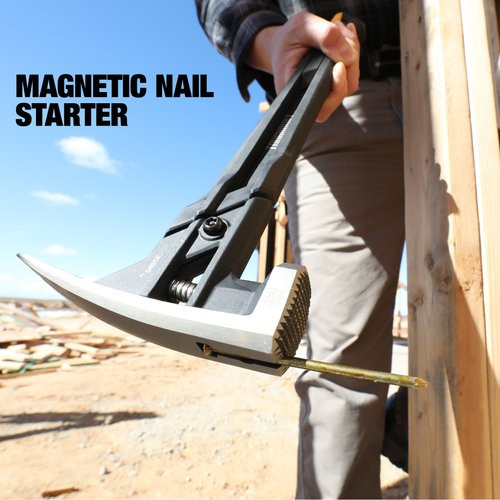 ToughBuilt TB-H1-1SBR-S24X ShockStop 24oz Steel Rip Framing Hammer Milled Face