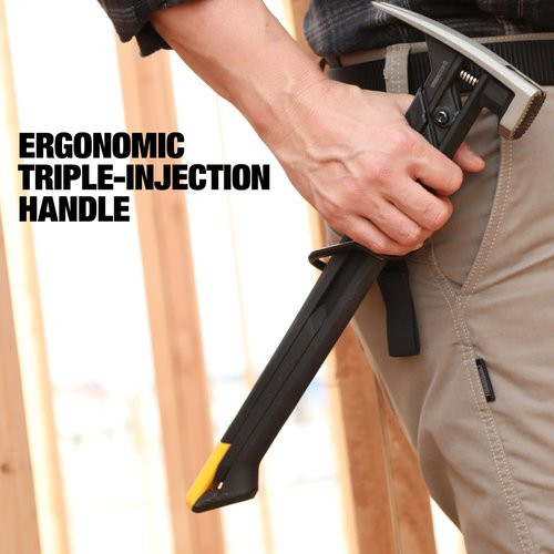 ToughBuilt TB-H1-1SBR-S24X ShockStop 24oz Steel Rip Framing Hammer Milled Face