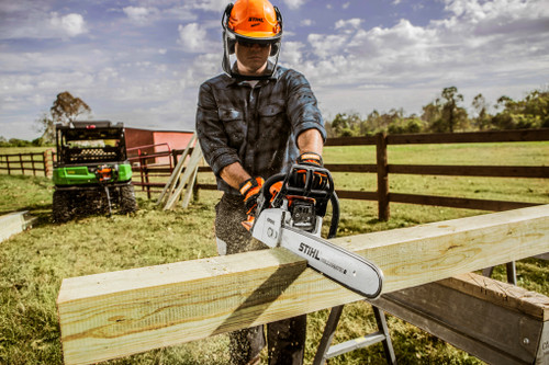 MS 250 Gasoline Chainsaw 16in Bar with Wood-Pro Kit