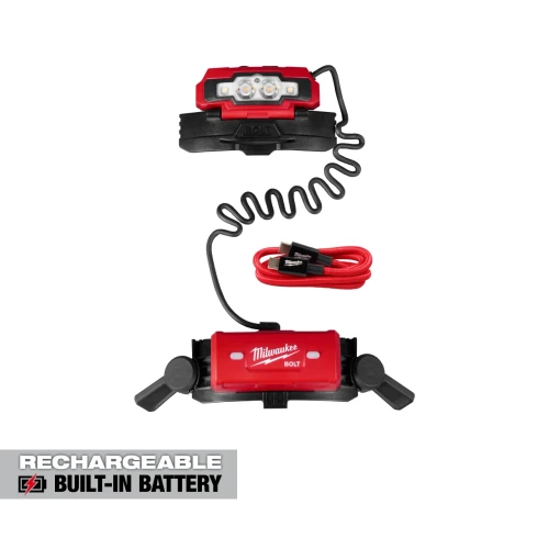 Milwaukee MIL-2018R BOLT Rechargeable Low-Profile Headlamp