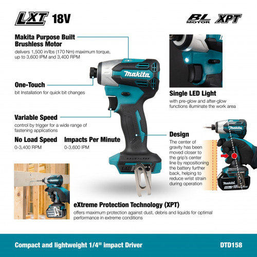 Makita DTD158Z Impact Driver