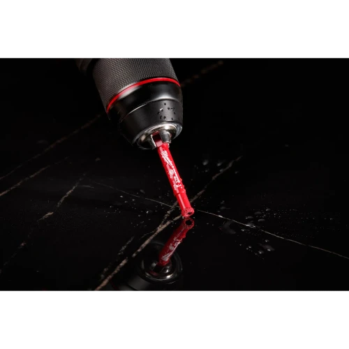 Milwaukee DIAMOND MAX Hole Saw Bit on drill