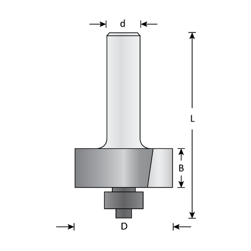 Dimar 1147 rabbeting bit technical drawing