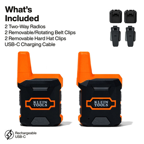 Klein KLE-RJSC200 Bluetooth Two-Way Radios detail 1