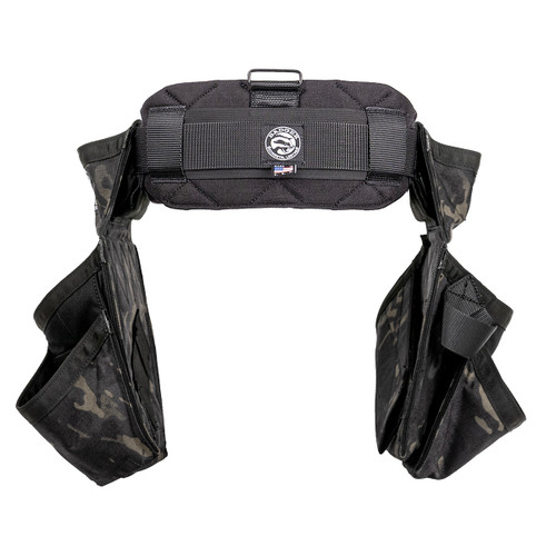 Badger B14 Twin Tool Belt Setup Black MultiCam back