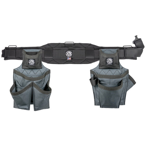 Badger B17 Twin Tool Belt Setup Gunmetal empty