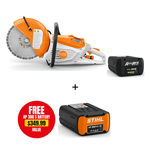 STIHL STIHL-TSA300-AP30 TSA 300 Battery Cut-Off Machine 12in Kit with AP 30 7.5Ah Battery
