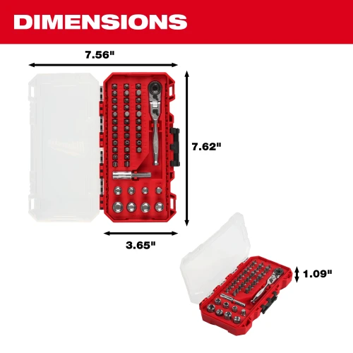 Milwaukee 48-22-2952 case dimensions
