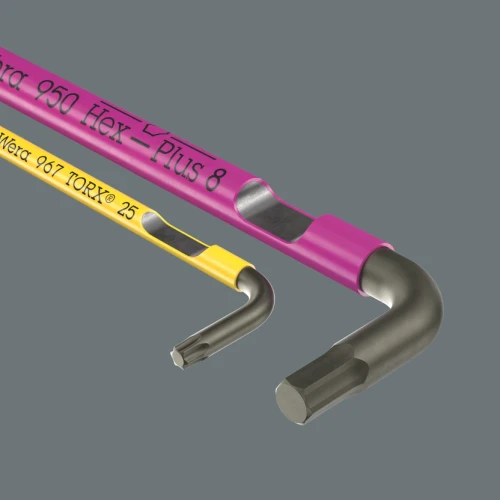 Wera Multicolour Hex-Plus and TORX L-keys with plastic sleeve