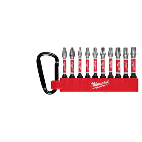 Milwaukee 48-32-4093 SHOCKWAVE Carabiner TORX Bit Set 10PC