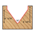 Dimar DIM-105R4-10 3/8in Carbide Tipped V-Groove Router Bit 90-Degree 2 Flute 1/4in Shank