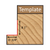 Dimar DIM-101RC8-19 3/4in Template Bit with Centre Ball Bearing, 2 Flutes