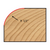 Dimar DIM-109R8-12 1-1/2in Dia Carbide Tipped Rounding Over Bit Ball Bearing 2 Flute 1/2in Shank 1/4in Radius