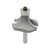 Dimar DIM-109R4-12 1-1/2in Dia Carbide Tipped Rounding Over Bit Ball Bearing 2 Flute 1/4in Shank 3/4in Radius