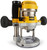 DEWALT DEW-DW618PK 12 AMP 2-1/4 HP Plunge- and Fixed-Base Variable-Speed Router Kit with 1/4-Inch and 1/2-Inch Collets