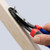 Knipex KNIP-7422200SBA 8in High Leverage Angled Diagonal Cutters, Comfort Grip