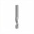 Dimar DIM-SC45 3/16in Dia Solid Carbide Spiral Upcut Bit 2 Flute 1/4in Shank 3/4in Cutting Height 2in Length