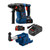 Bosch BOS-GBH18V-26K24AGDE 18V EC Brushless 1in SDS-plus Bulldog Rotary Hammer 2x CORE18V 8.0Ah Kit W/ Dust-Collection Attachment