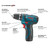 Bosch BOS-PS31-2A 12V Max 3/8in Drill/Driver Kit with 2x 2.0Ah Batteries