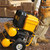 DEWALT DEW-D55154 1.1HP Continuous 4 Gallon Electric Wheeled Dolly-Style Air Compressor with Panel