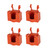 48 Tools BH-12-MIL-04 Milwaukee 12V Battery Adapter - 4-Pack