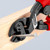 Knipex KNIP-7122200TBKA CoBolt 8in High Leverage Compact Bolt Cutters 20-Degree Angled Tethered