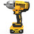 DEWALT DEW-DCF900P2 20V MAX XR 1/2in High Torque Impact Wrench with Hog Ring Anvil 2x 5.0Ah Kit