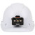 Klein KLE-60107RL Class-E Non-Vented Hard Hat (White)  with Rechargeable Headlamp