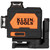 Klein KLE-93PLL Rechargeable Self-Leveling Green Planar Laser Level