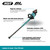 Makita  MAK-UH005GZ-T-04313 40V MAX XGT 30in Hedge Trimmer With Starter Kit