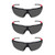 Milwaukee MIL-48-73-2054 3pk Safety Glasses - Anti-Scratch Lenses TINT A/S