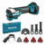 Makita MAK-DTM52ZX1 18V LXT Cordless Brushless Starlock Tool-less Multi Tool with Accessory Kit