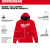 Milwaukee MIL-352R-XXX Red Midweight Pullover Hoodie Big Logo