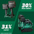 Metabo HPT HPT-NT1850DFTM 18V MultiVolt 18ga Compact Brad Nailer 2.0Ah Kit