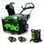 EGO Power EGO-SNT2112 POWER+ 21in Dual Port Snow Blower Steel Auger Kit with (2) 5.0Ah Battery
