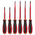 Milwaukee MIL-48-22-2206 6pc 1000V Insulated Slim Tip Screwdriver Set