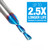 Amana Tool AMA-46200-K Spektra Spiral Plunge 1/8in Down-Cut Router Bit, 1/4in Shank