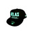 Atlas HAT-ATL-BLACK-GLOW-M/L  New Era 950 Black Snapback Hat (Glow In the Dark)