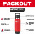 Milwaukee MIL-48-22-8397R PACKOUT 36oz Insulated Bottle with Chug Lid - Red