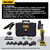 DEWALT DEW-DCE600D1K2 20V MAX Hydraulic Knockout Tool Kit with 1/2in - 2in Punches and Dies