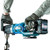 Makita MAK-DG001GM105-E-07347 Brushless 40V MAX XGT 4.0 Ah 1/2 Earth Auger with ADT Kit + 4in Earth Auger Drill Bit