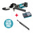 Makita MAK-DG001GM105-E-07347 Brushless 40V MAX XGT 4.0 Ah 1/2 Earth Auger with ADT Kit + 4in Earth Auger Drill Bit