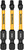 DEWALT DEW-DWAF2SQ2IRXX 2.25in FlexTorq Impact Screwdriving Bits For SQ2